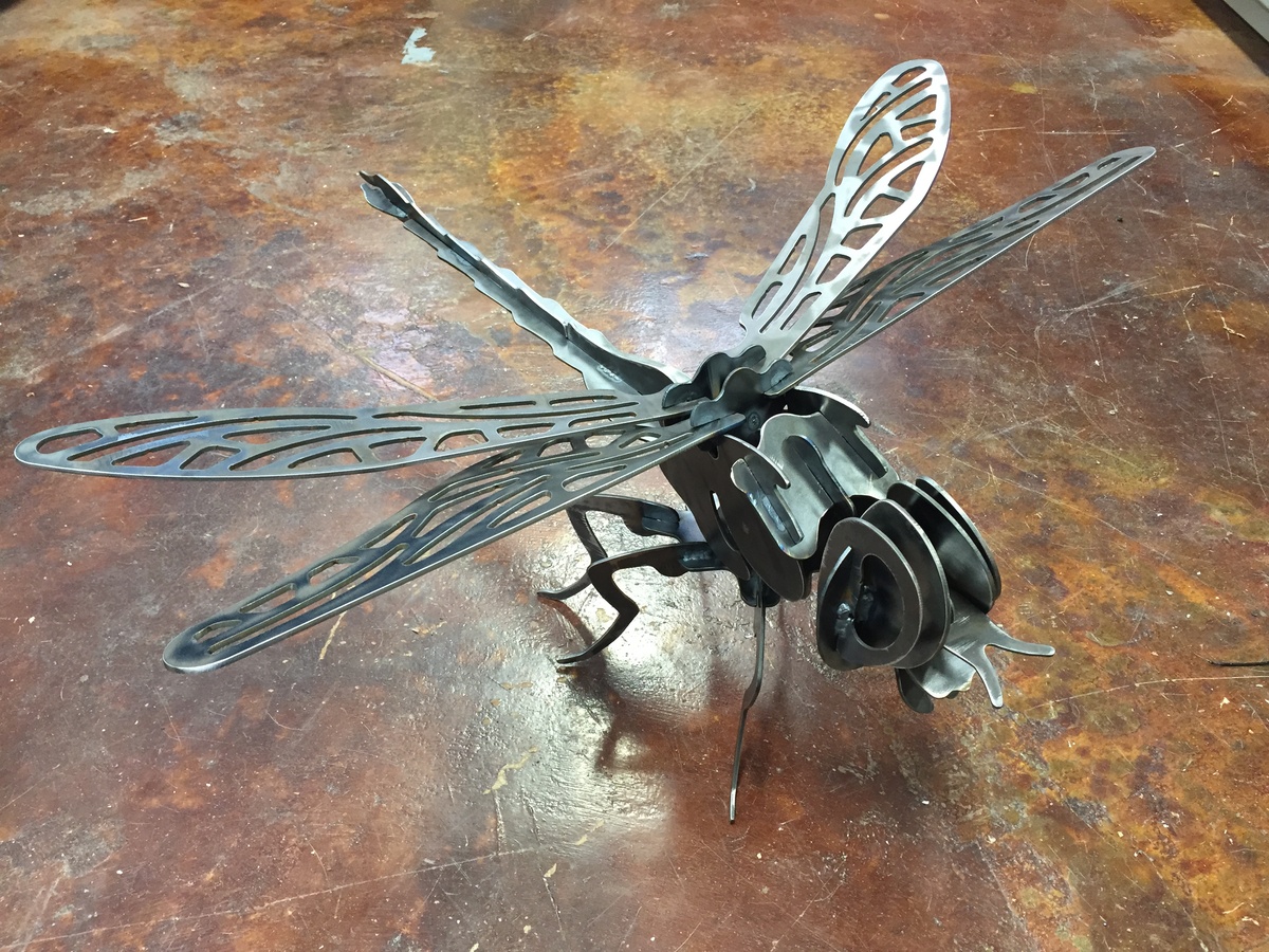 Plasma Cut Dragonfly Sculpture by lciscon - TXRX Labs